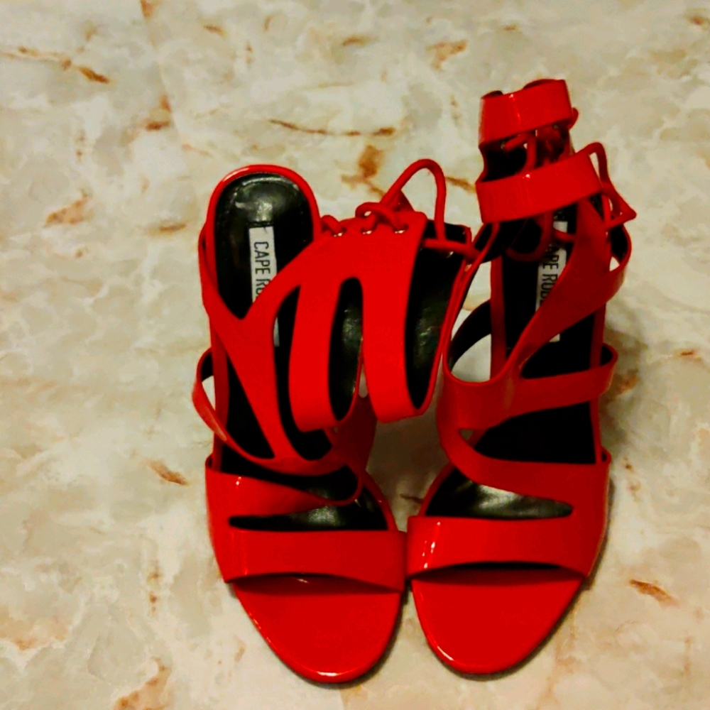 Red sandals